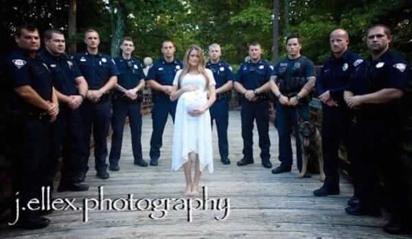 Pregnant Woman Poses For A Maternity Shoot. But What’s Hanging Off Her Neck? OMG