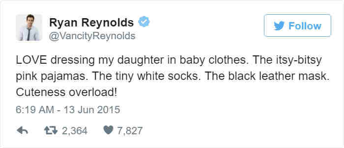 10 Ryan Reynolds Tweets To Make You Wonder Whether Blake Lively Really Trusts The Guy Around Their Own Daughter