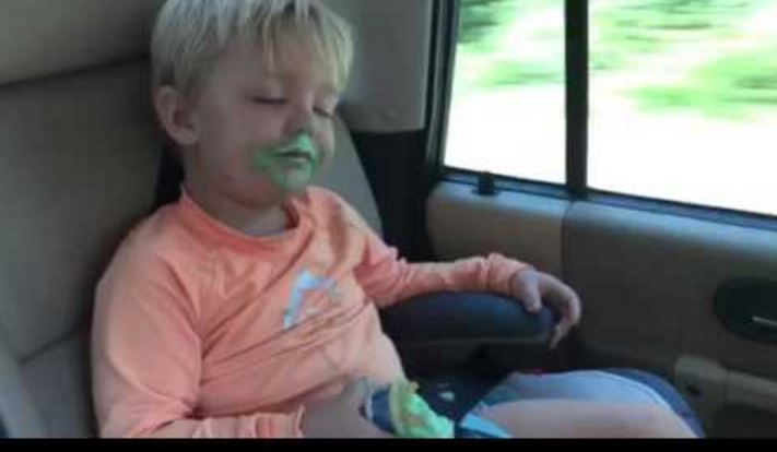 Eating Ice Cream While Power Napping? This Kiddo Will…