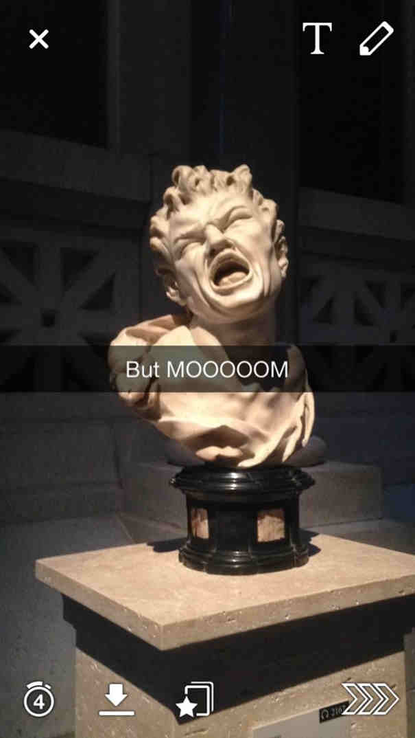 These Museum Snapchats Are So Hysterically Funny You’re Gonna…