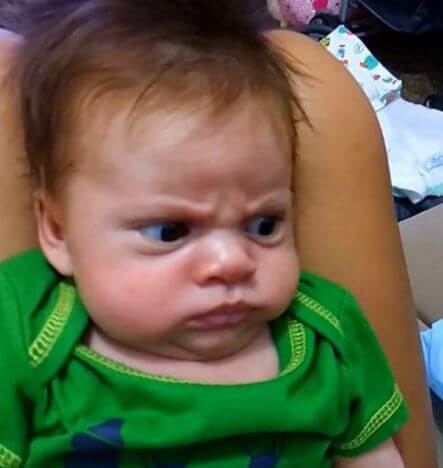 This Baby Is Just Straight Up Angry! How Could Someone Be So Cute In A Fit Of Rage?