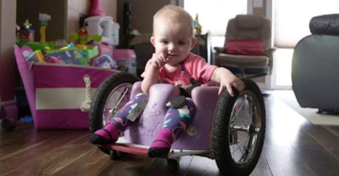 For $100 This Worried Dad Built An Awesome Custom Wheelchair For His Daughter!