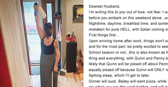 Mom’s Advice To Her Husband Before Leaving Him With…