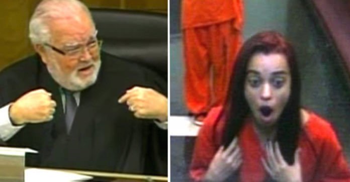 Rude Teenager Flips The Judge Her Middle Finger. His…