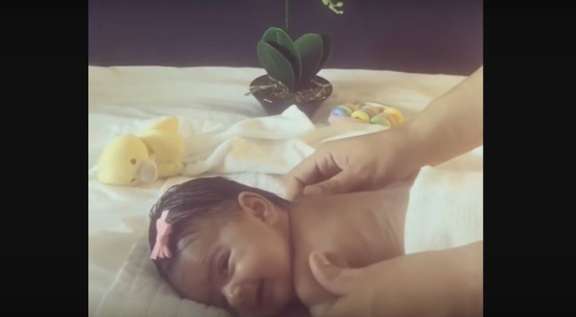 Newborn Babe Is On Cloud Nine While Getting A…