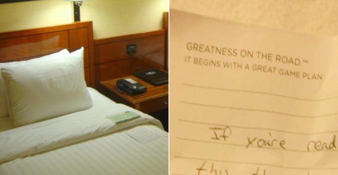 Hotel Guest Crawls Into Bed To Sleep. Then He…