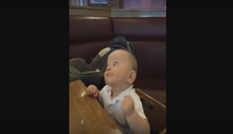 Baby Boy Eats Turkey For The First Time. His Reaction Is Too Cute For Words!