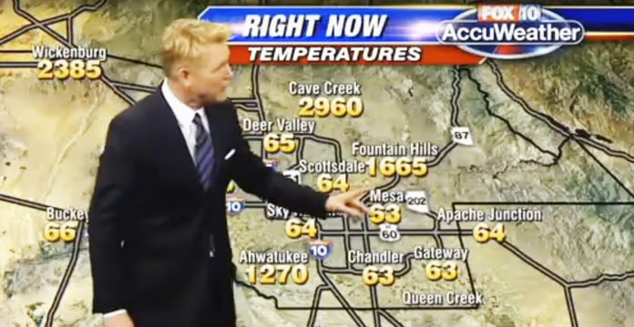 Weatherman’s Map Screwed Up. Suddenly Part Of The United…