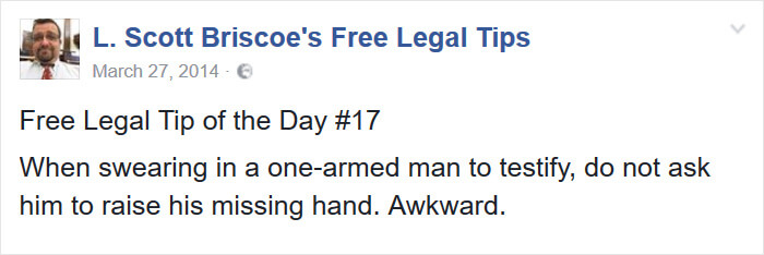 Lawyer Shares Free Legal Tips On His Facebook Account…