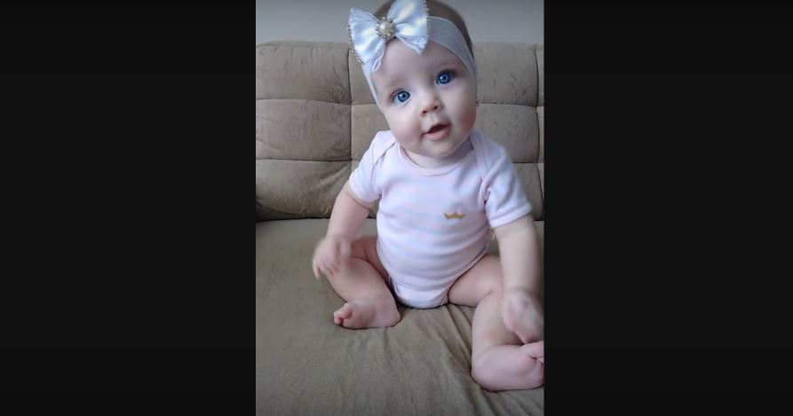 Baby’s Reaction To Music Is That Of Utter Fascination. What A Charming Little Girl!