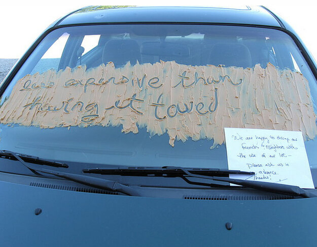 17 Of The Funniest Notes Ever Found On People’s Car…